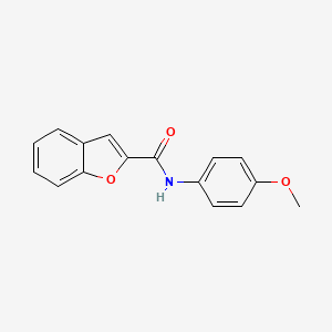 molecular formula C16H13NO3 B1220595 N-(4-methoxyphenyl)-2-benzofurancarboxamide 