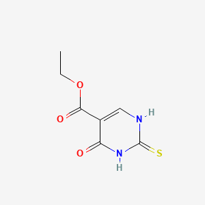 molecular formula C7H8N2O3S B1220596 5-羰基-2-硫代尿嘧啶 CAS No. 38026-46-9