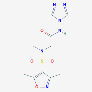 molecular formula C10H14N6O4S B12205981 C10H14N6O4S 