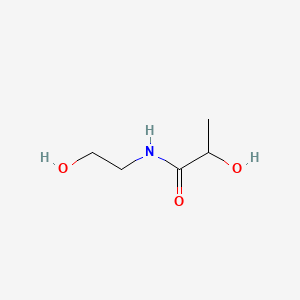 molecular formula C5H11NO3 B1220602 2-Hydroxy-N-(2-hydroxyethyl)propanamide CAS No. 5422-34-4