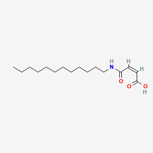 molecular formula C16H29NO3 B1220603 4-(Dodecylamino)-4-oxoisocrotonic acid CAS No. 52492-69-0