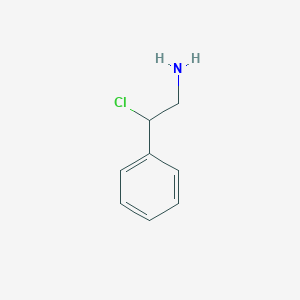 molecular formula C8H10ClN B1220604 2-Chloro-2-phenylethanamine CAS No. 4633-92-5