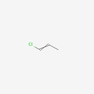 molecular formula C3H5Cl B1220616 1-Chloro-1-propene CAS No. 590-21-6