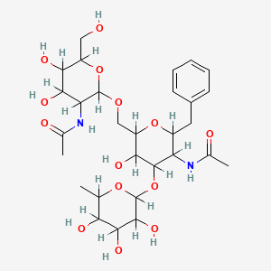 molecular formula C29H44N2O14 B1220630 Badgfg CAS No. 93414-07-4
