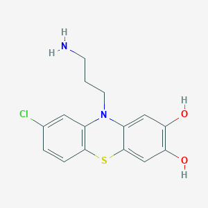 10-(3-Aminopropyl)-8-chlorophenothiazine-2,3-diol