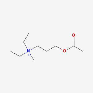 Acetyl-N,N-diethylhomocholine