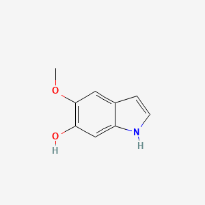 molecular formula C9H9NO2 B1220638 5-methoxy-1H-indol-6-ol CAS No. 2380-82-7