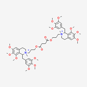 molecular formula C56H78N2O16+2 B1220649 Doxacurium CAS No. 106791-39-3