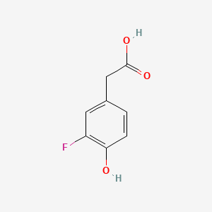 molecular formula C8H7FO3 B1220655 3-Fluoro-4-hydroxyphenylacetic acid CAS No. 458-09-3