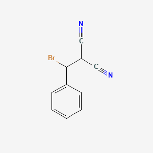 molecular formula C10H7BrN2 B1220666 2-(bromo-phenyl-methyl)propanedinitrile CAS No. 1867-33-0
