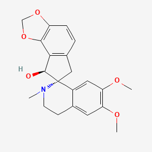 molecular formula C21H23NO5 B1220667 Fumaricine 