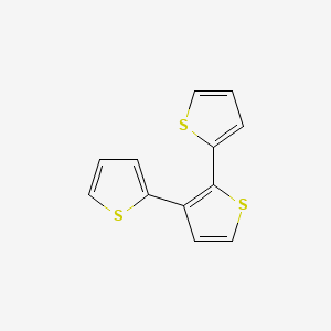 molecular formula C12H8S3 B1220670 2,2':3',2''-Terthiophene CAS No. 111744-23-1