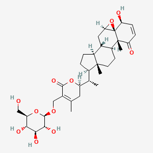 molecular formula C34H48O11 B1220681 Sitoindoside IX CAS No. 118853-45-5
