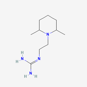 Guanidine, (2-(2,6-dimethyl-1-piperidinyl)ethyl)-
