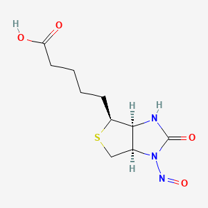 molecular formula C10H15N3O4S B1220685 Nitrosobiotin CAS No. 56859-26-8
