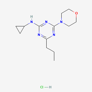 1,3,5-Triazin-2-amine, N-cyclopropyl-4-(4-morpholinyl)-6-propyl-, monohydrochloride