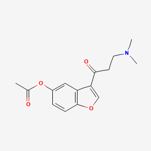 Acetic acid [3-[3-(dimethylamino)-1-oxopropyl]-5-benzofuranyl] ester