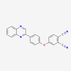 4-[4-(2-Quinoxalinyl)phenoxy]benzene-1,2-dicarbonitrile