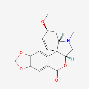 molecular formula C18H19NO5 B1220715 3-Epimacronine 