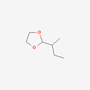 molecular formula C7H14O2 B1220725 2-Sec-butyl-1,3-dioxolane CAS No. 14447-25-7