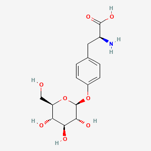 molecular formula C15H21NO8 B1220743 beta-D-Glucopyranosyl-O-L-tyrosine CAS No. 38292-17-0
