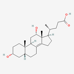 molecular formula C24H38O4 B1220754 Apocholic Acid CAS No. 641-81-6