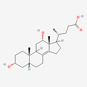 molecular formula C24H38O4 B1220754 Apocholic acid CAS No. 641-81-6
