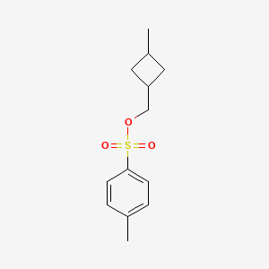 molecular formula C13H18O3S B12207577 Cyclobutanemethanol, 3-methyl-, 1-(4-methylbenzenesulfonate) CAS No. 101268-23-9