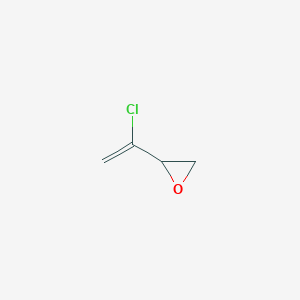 molecular formula C4H5ClO B1220758 (1-Chloroethenyl)oxirane CAS No. 3132-77-2