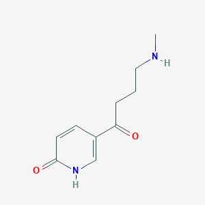 molecular formula C10H14N2O2 B1220760 6-Hydroxypseudooxynicotine CAS No. 7424-35-3