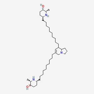 molecular formula C40H75N3O2 B1220768 Juliflorine 
