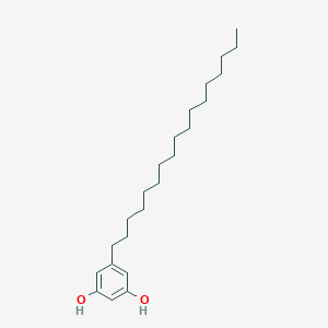 molecular formula C23H40O2 B122077 5-Heptadecylbenzene-1,3-diol CAS No. 41442-57-3