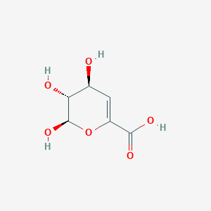 molecular formula C6H8O6 B1220775 4,5-Dehydro-D-glucuronic acid 