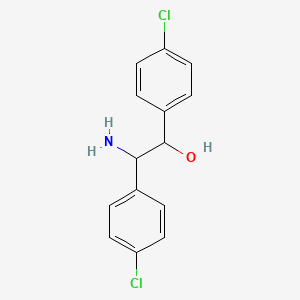 molecular formula C14H13Cl2NO B1220782 2-Amino-1,2-bis(p-chlorophenyl)ethanol 