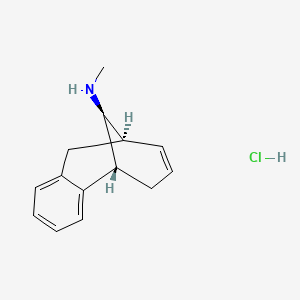 (1R,9R,13S)-N-Methyltricyclo[7.3.1.02,7]trideca-2,4,6,10-tetraen-13-amine;hydrochloride