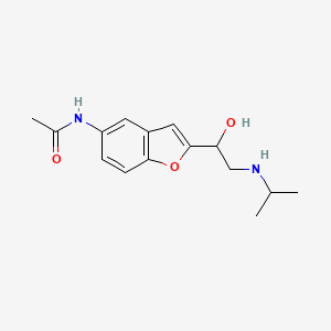 1-(5-Acetylaminobenzofuran-2-yl)-2-isopropylaminoethanol