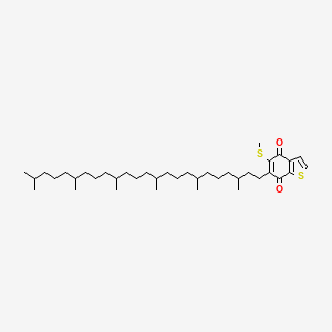 molecular formula C39H66O2S2 B1220808 Caldariellaquinone CAS No. 63693-26-5