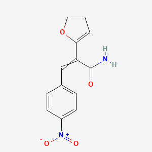 2-(Furan-2-yl)-3-(4-nitrophenyl)prop-2-enamide