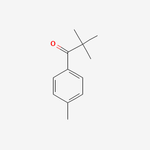 molecular formula C12H16O B1220817 1-Propanone, 2,2-dimethyl-1-(4-methylphenyl)- CAS No. 30314-44-4