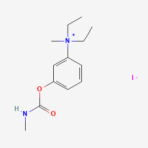 molecular formula C13H21IN2O2 B1220821 Ammonium, (3-(N-methylcarbamoyloxy)phenyl)diethylmethyl-, iodide CAS No. 60398-22-3