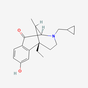 molecular formula C19H25NO2 B1220822 (+/-)-Ethylketazocine 
