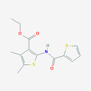 4,5-Dimethyl-2-[[oxo(thiophen-2-yl)methyl]amino]-3-thiophenecarboxylic acid ethyl ester