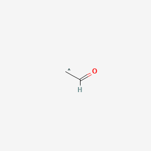 molecular formula C2H3O B1220840 Formylmethyl CAS No. 6912-06-7