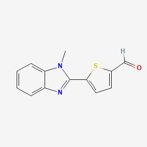 5-(1-Methyl-2-benzimidazolyl)-2-thiophenecarboxaldehyde