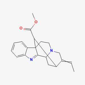 Methyl 13-ethylidene-8,15-diazapentacyclo[10.5.1.01,9.02,7.010,15]octadeca-2,4,6,8-tetraene-18-carboxylate