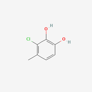 molecular formula C7H7ClO2 B1220856 3-Chloro-4-methylcatechol CAS No. 174509-39-8
