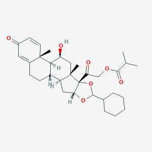 molecular formula C32H45O7 B122086 Ciclesonide CAS No. 141845-82-1