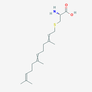 molecular formula C18H31NO2S B1220872 S-Farnesyl cysteine 