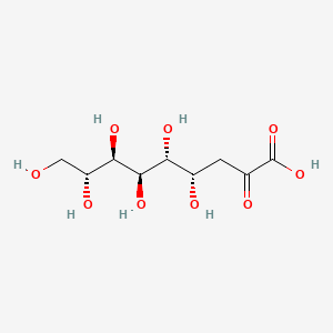 (4S,5R,6R,7R,8R)-4,5,6,7,8,9-hexahydroxy-2-oxononanoic acid