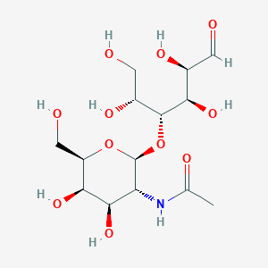 molecular formula C14H25NO11 B1220879 N-Acetylgalactosaminyl-(1-4)-glucose CAS No. 92762-44-2